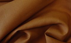 Tkanina lniana ciemny musztardowy