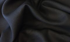 Tkanina lniana czarny