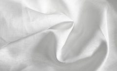 Tkanina lniana optyczna biel